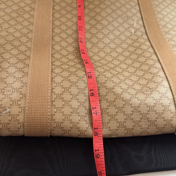 Vintage Celine Tote Bag About 20x18 M08 SEE PHOTOS FOR CALLOUTS - Picture 13 of 13